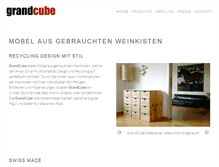 Tablet Screenshot of grandcube.ch